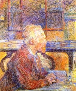  Gogh Peintre - portrait de vincent van gogh 1887 Toulouse Lautrec Henri de